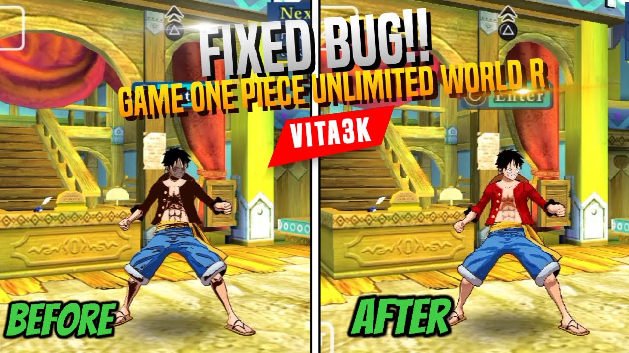 How to fixed all bug game one piece unlimited world Red Vita3k