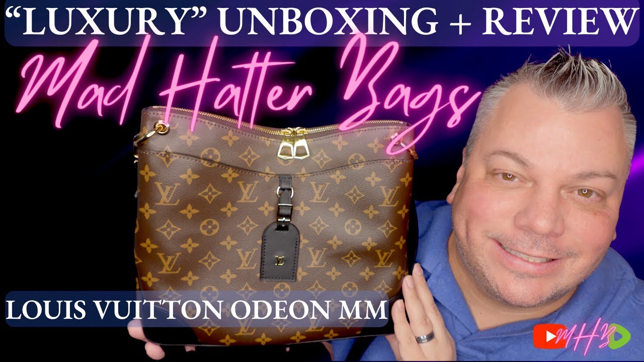 LOUIS VUITTON  ODEON TOTE MM UNBOXING 