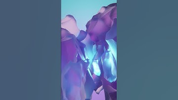 Crystals - Blender 3.3 - Geometry Nodes #shorts #blender #3d #cgi #crystals
