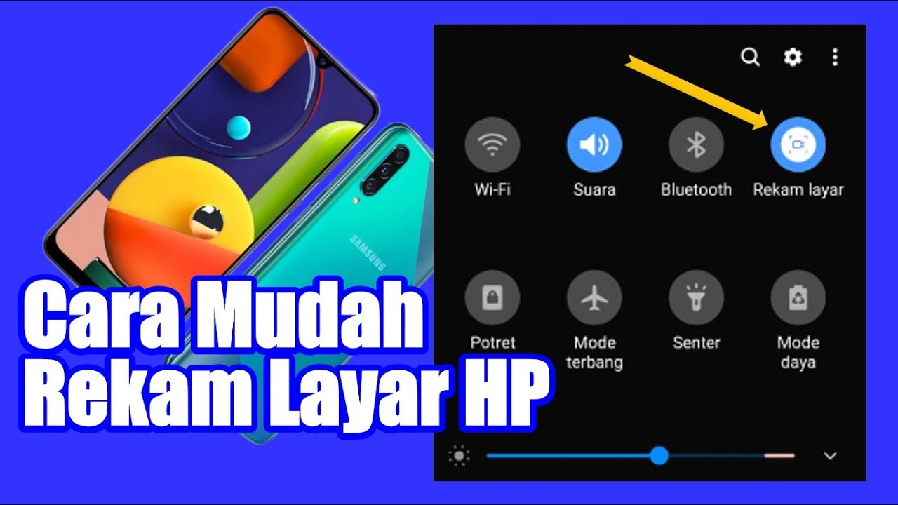 Cara Rekam Layar HP di Samsung A Series Samsung a30 a30s Samsung a50
