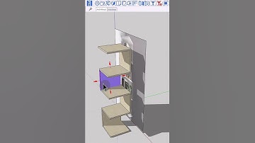 Irregular cabinets are very easy for us.#cabinetdesign #sketchup #cnc