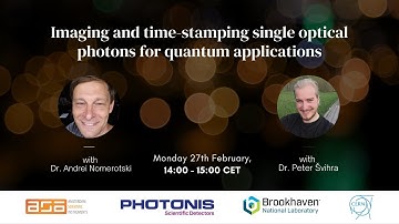 Imaging and time-stamping single optical photons for quantum applications