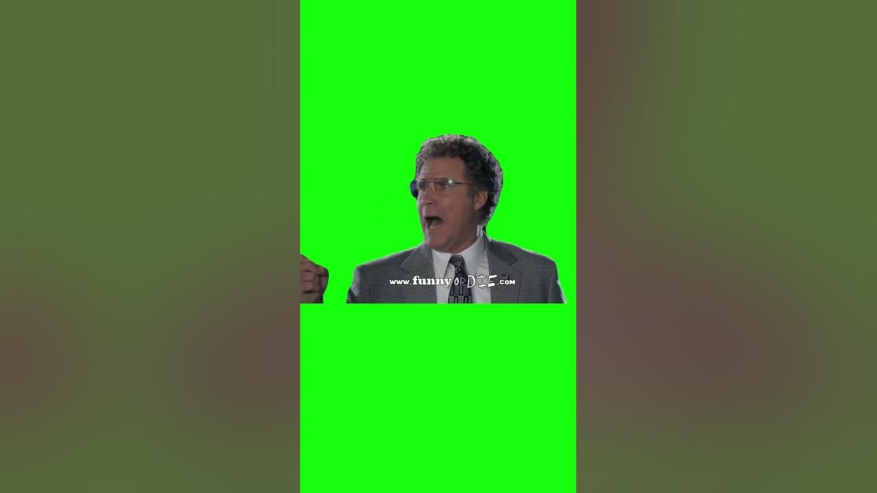 "You Shut Up, I'm So Scared Right Now" Will Ferrell Green Screen