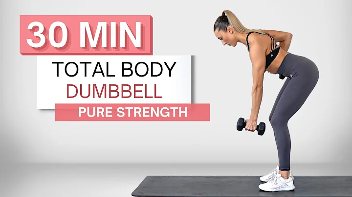 30 min TOTAL BODY DUMBBELL WORKOUT | Sculpt and Strengthen | (Warm Up and Cool Down Included)