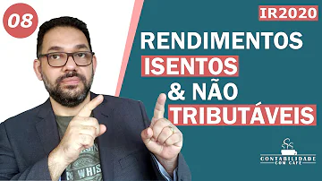 Como declarar rendimentos isentos?