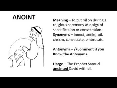 meaning anoint synonyms