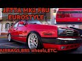 VW JETTA MK2 FBU EUROSTYLE (AIRBAGS, BBS, ETC) || Juguetotes #13