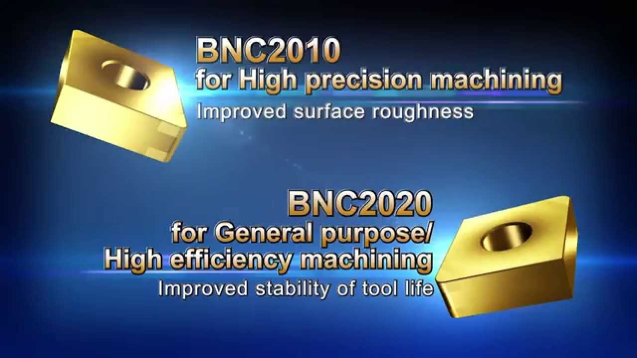 Coated CBN Grades for Hardened Steel Machining Coated SUMIBORON BNC2010 / BNC2020