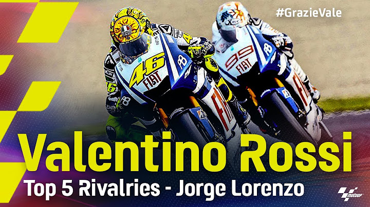 #GrazieVale - Rossi's Greatest Rivalries: Jorge Lorenzo