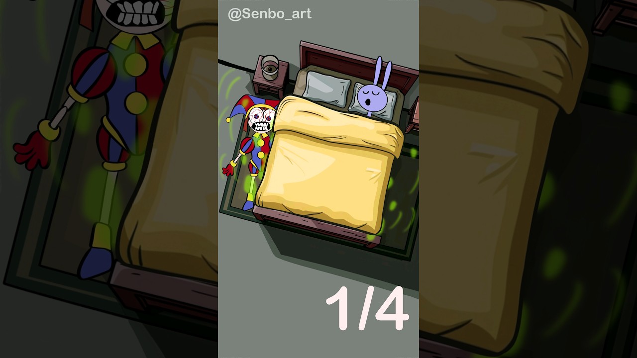 Jax threw a late-night surprise for Pomni 