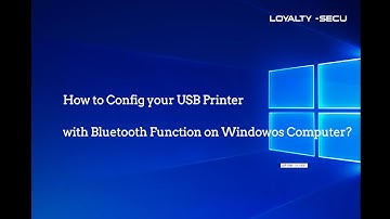 Bluetooth Print server printer adapter for USB Printer via WINDOWS