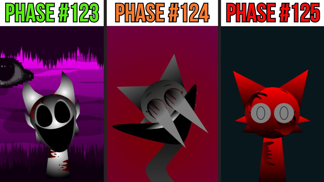 Phase 123 VS Phase 124 VS Phase 125 in Incredibox Sprunki - YouTube