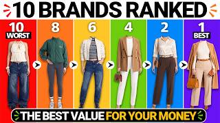 10 US Women's Clothing Brands Ranked From WORST to BEST 3 Are a Total Waste of Money