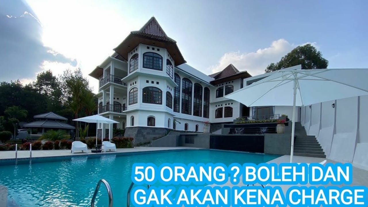 BANYAK DI CARI BUAT FAMILY GATHERING KAPASITAS BESAR || VILLA 11 KAMAR TIDUR PRIVATE POOL DI LEMBANG