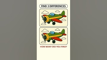 Find 3 Differences? 👀 #spotthedifference #quiz #findthedifference