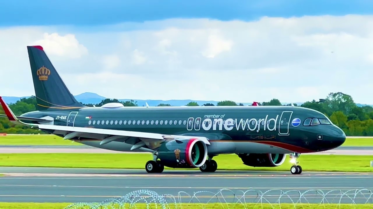 ✈️ NEW Royal Jordanian 'Oneworld Livery' A320neo (JY-RAK) at Manchester Airport | 26/07/2025