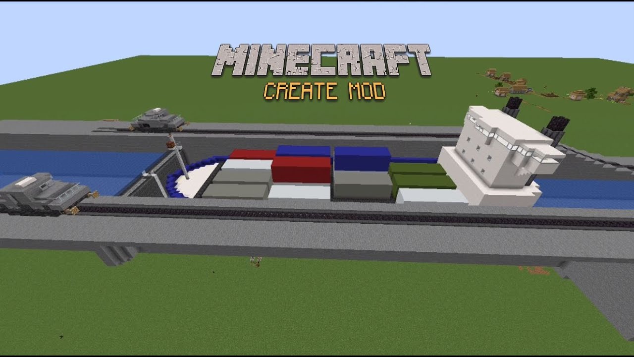 Minecraft Create Mod - Canal lock