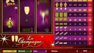 La Champagne Classic Slot Game Play screenshot 2