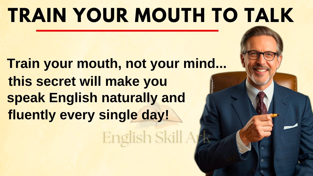 Train Your Mouth to Talk || Speak English Fluently || Graded Reader ️ ...