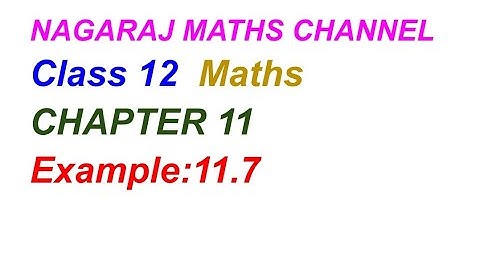 Example:11.5|| 12th MATHS CHAPTER 11