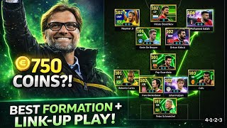 750 Coins for Klopp 😳 Best Formation   Link-Up individuals Instructions | Play to Reach Division 🏆 