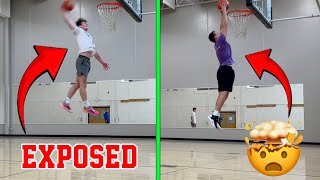 D1 Hooper GETS EXPOSED IN DUNK CONTEST By Average Joe (UNREAL)