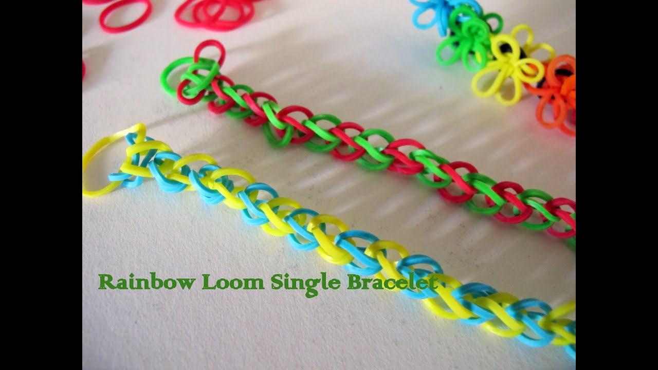 how to make a rainbow loom bracelet