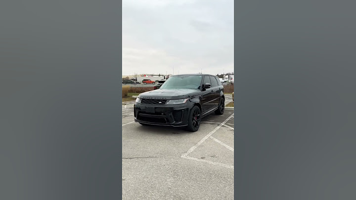 Insane Range Rover SVR