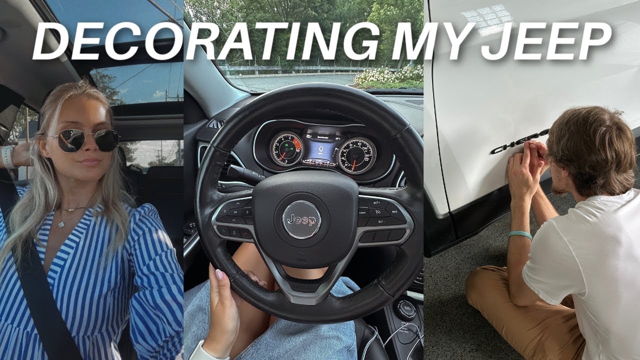 DECORATING MY JEEP CHEROKEE!!!