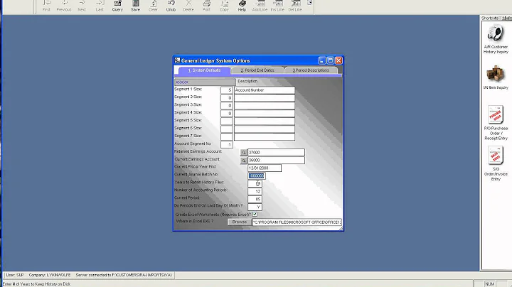02A GL System Setup