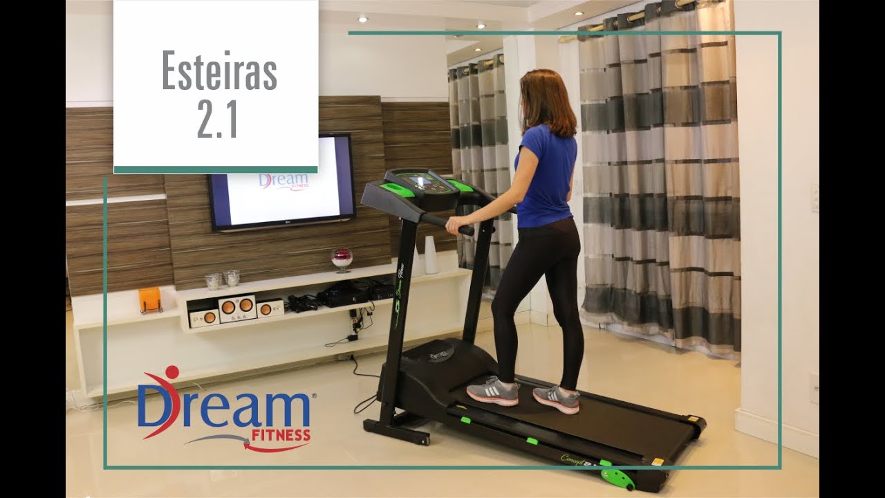 Esteiras Eletrônicas - Modelos 2.1 (Dream Fitness) 