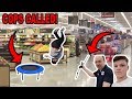 TRAMPOLINE FLIPS IN WALMART! (COPS CALLED)