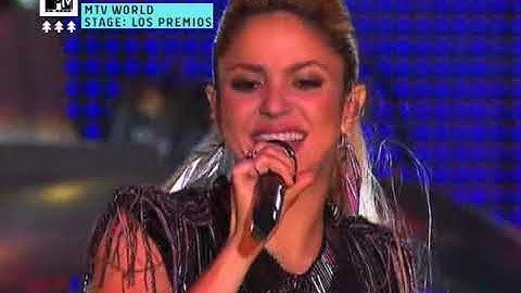 Shakira - Loba (Live Los Premios 2009).avi