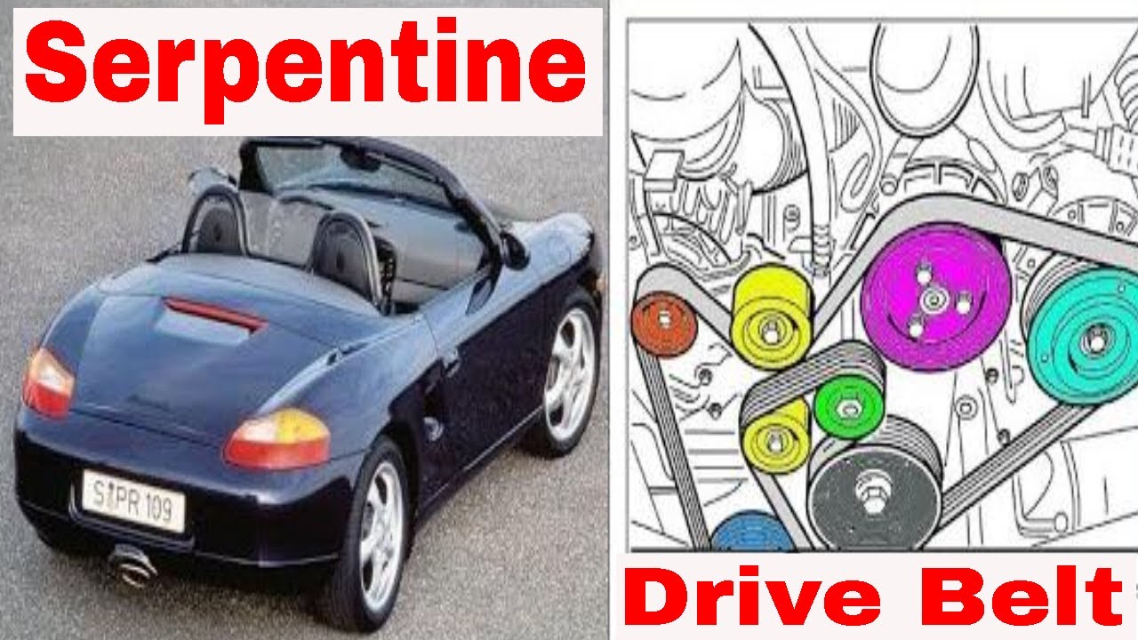 Genuine Porsche Serpentine Belt – 911 Boxster Cayman Carrera 97-08, 99610215168