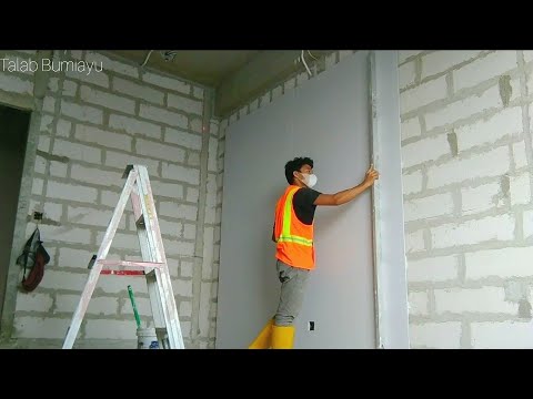 Video: Dinding plaster dalam apartmen: bahan, peralatan, teknologi