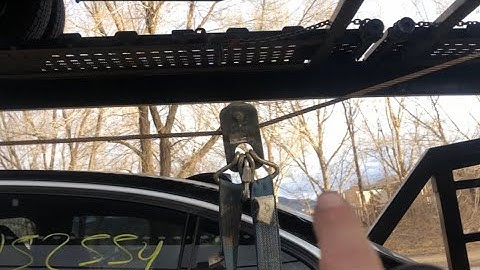 Advanced winching techniques/E-Brake Tension/Rolling Snatch Block