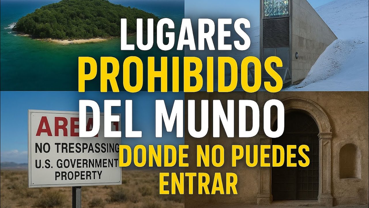 10 Lugares Prohibidos del Mundo que NO Podrás Visitar Jamás!