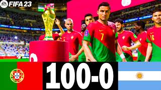 PORTUGAL 100-0 ARGENTINA | FINAL FIFA WORLD CUP 2026 | RONALDO VS MESSI | FIFA 23 GAMEPLAY #fifa23