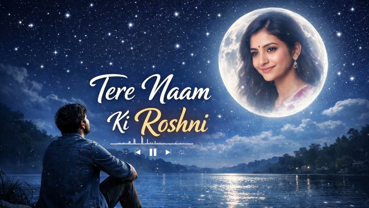 Tere Naam Ki Roshni – New Hindi Love Song 2026 | Emotional Romantic Song | Moonlight Love Story