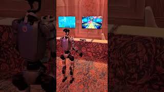 humanoid robo, robot playing motion game #exploringinnovation #robot