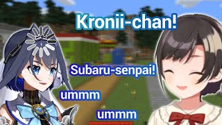 Kronii se pone nerviosa al hablar con Subaru por primera vez (Hololive Sub Español)