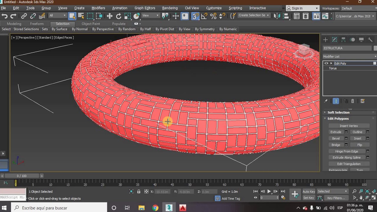 Ejercicio modificadores 3ds Max 2 - YouTube