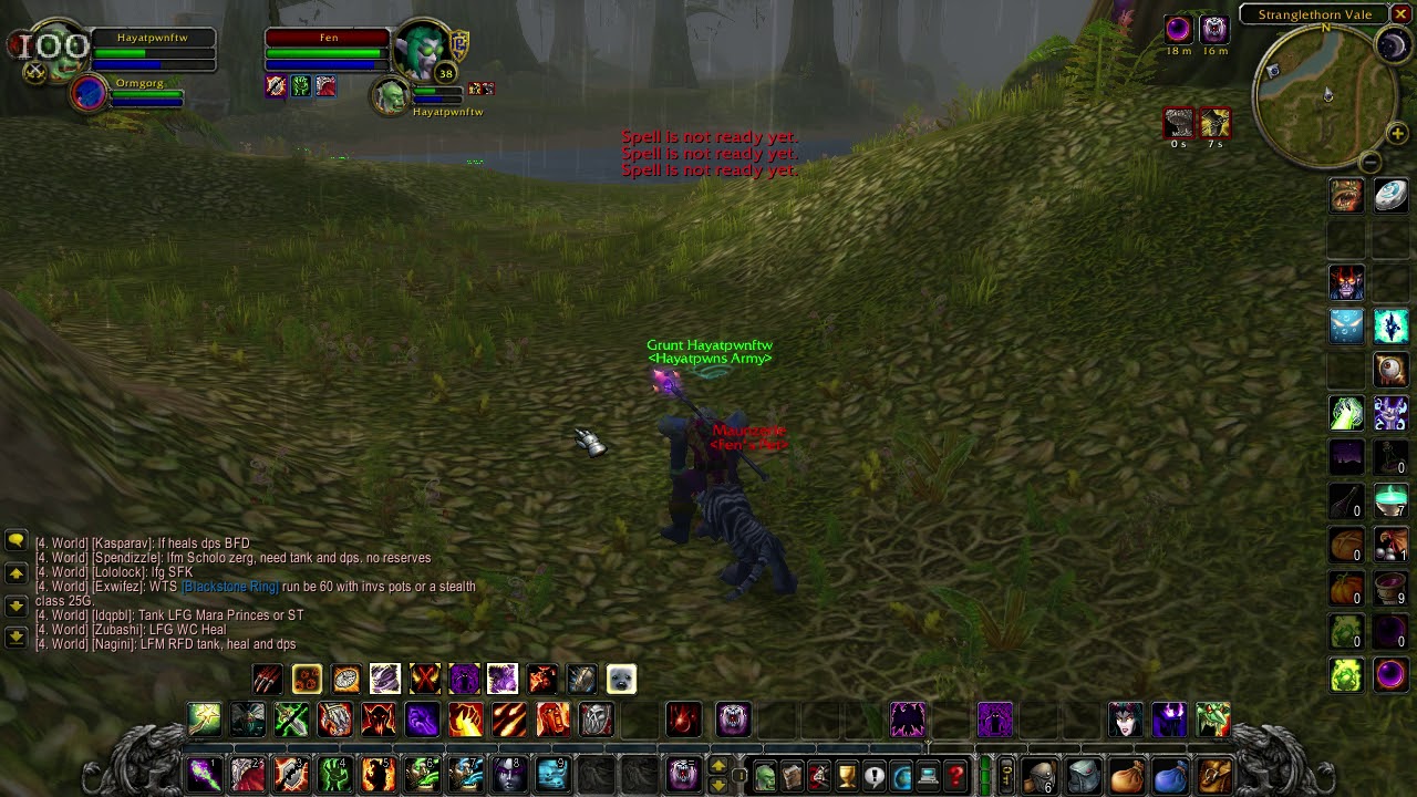 WoW Warlock vs Hunter