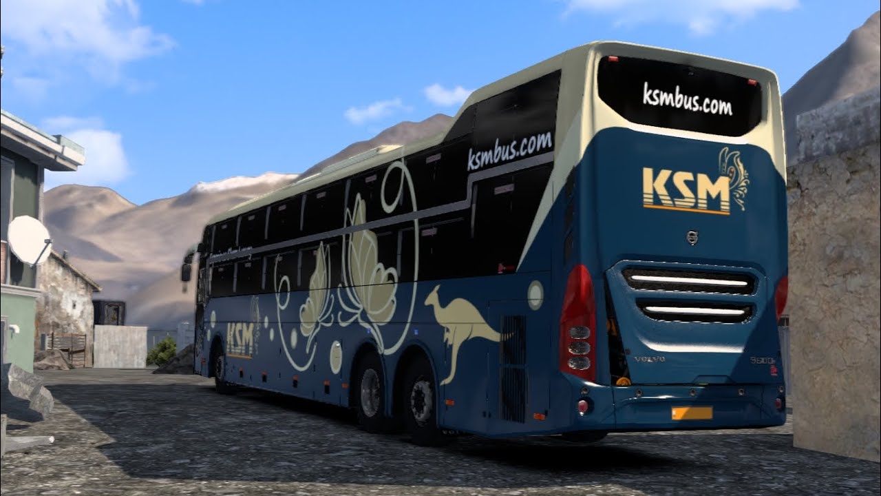 "KSM Volvo Bus 🚌 | Extreme Mountain Road Drive | Bus Simulator Ultimate / ETS2"