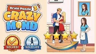 🧠 Brain Puzzle 3 Level 105: Solo Life Walkthrough | Help Her Live a Better Life ✨
