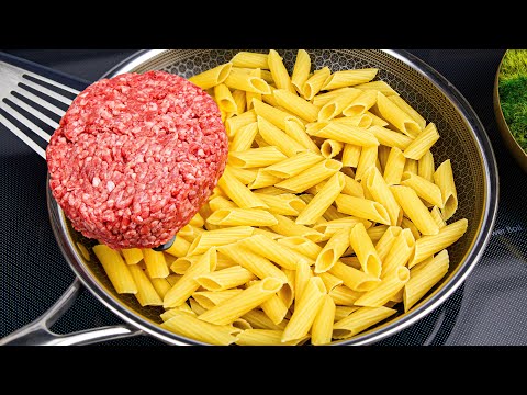 Everyone asks me for this recipe! Quick and Delicious! Easy Pasta and Ground Beef Recipe!