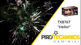 TXB767 fejerverkai 2024 pirotechnika.lt
