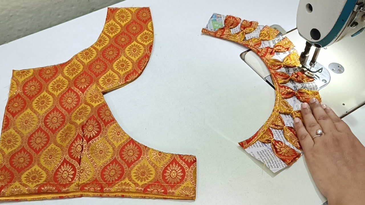 Back Neck Blouse Design | Cutting and Stitching Blouse Design | Designer Blouse Back Neck Design