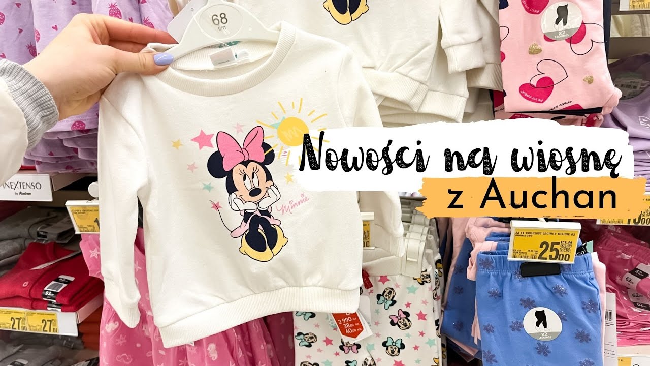 UBRANIA NA WIOSNĘ Z AUCHAN 🌷 przegląd kolekcji dla dzieci