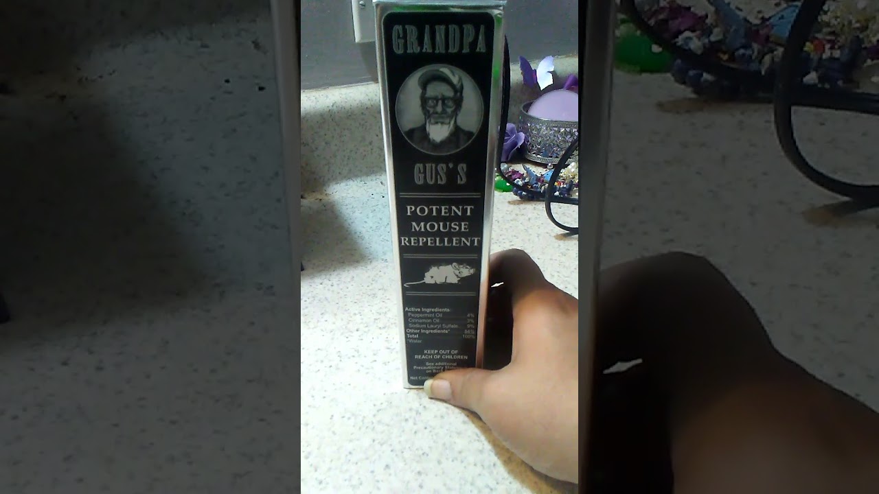 Grandpa Gus's Mouse Repellent - YouTube